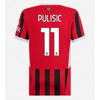 Fotbalové Dres AC Milan Christian Pulisic #11 Dámské Domácí 2024-25 Krátký Rukáv